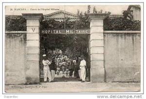 Algérie /  MASCARA -- Entrée de l'Hôpital Militaire.