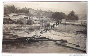 CPA Carte Photo Evènement Innondations 1927 ? BOU HANIFIA Mascara Algérie Algeria Afrique Africa