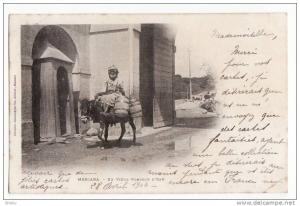 Algérie  MASCARA   Un vieux porteur d'eau