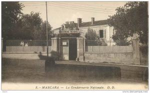 ALGERIE - MASCARA - LA GENDARMERIE NATIONALE