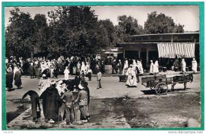 CPSM ALGERIE - MASCARA - L'ENTREE DES SOUKS - REAL-PHOTO