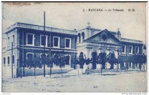 Algérie Mascara  Le tribunal