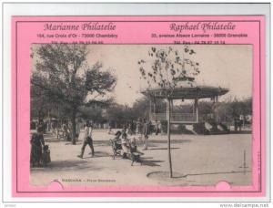 CPA MASCARA  ALGERIE   PLACE GAMBETTA