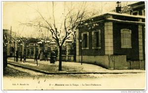 11 - 3265 - Algérie  -  MASCARA    Sous la neige , la Préfecture  1913