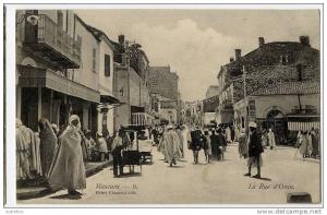 ALGERIE   MASCARA   LA RUE D ORAN