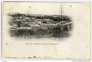 ALGERIE  MASCARA  QUARTIER ARABE PRIS DES MOULINS