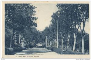 AFRIQUE Algérie Mascara Jardin Public