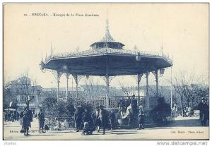 ALGERIE * MASCARA - Kiosque de la Place Gambetta - Animée