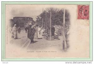 CPA ALGERIE MASCARA Entrée du Pont de l'Argoub