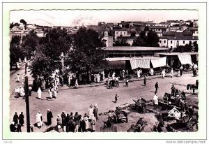CPSM  ALGERIE MASCARA Les Souks