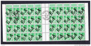ALGERIE EA N°354 Bloc de 40 Neuf sans charnieres et oblitérations MASCARA  1962