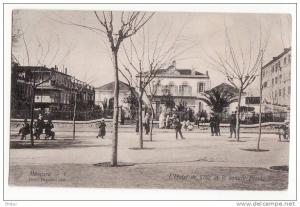 Algérie   MASCARA   L'hôtel de ville et le square Perez