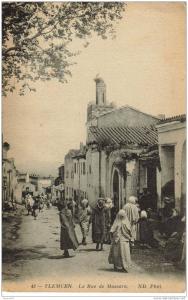 CPA TLEMCEN (Algérie) - La Rue de Mascara