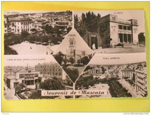 CPA - ALGERIE - SOUVENIR DE MASCARA  - DENTELEE