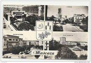 Mascara (Algérie)  4 vues dont Maison du Colon env 1959 (animée).