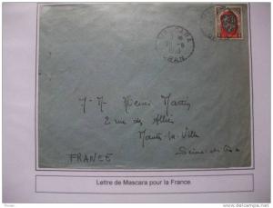 Algérie. Lettre Mascara / Oran 1950 ( Blason )