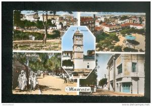 CPSM - Algérie - MASCARA - Multivues Souvenir ( Souks vue aérienne théâtre vue vers les casernes CAP 654)