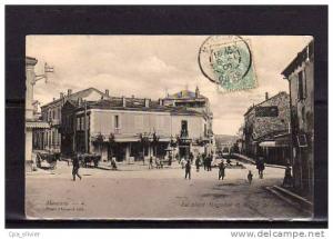 ALGERIE Mascara Place Mogador, Rue de Liaret, animée, ed Chazaud 4, 1906