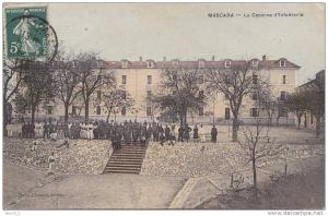 Mascara.- (Algérie)  La Caserne d' Infanterie  -  (belle animation)