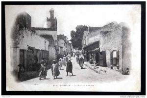 Algérie - Tlemcen - La Rue de Mascara - Très animée - Excellent état -