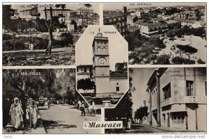 NK-0168-Algérie-Mascara-M ulti-Vue Souvenir-Vrai Photo-