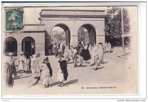ALGERIE , MASCARA , PORTE DE BAB ALI , ANIMATION