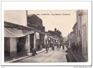 CPA----Algérie----TLEMCEM ----RUE MASCARA----KHESSARIA