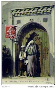 ALGERIE - MASCARA - VIEILLE PORTE ARABE A BAB ALI