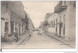 ALGERIE - BOU-SAADA - Rue de Rouville