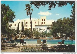 ALGERIE-BOU SAADA-PISCINE DE L HOTEL CAID