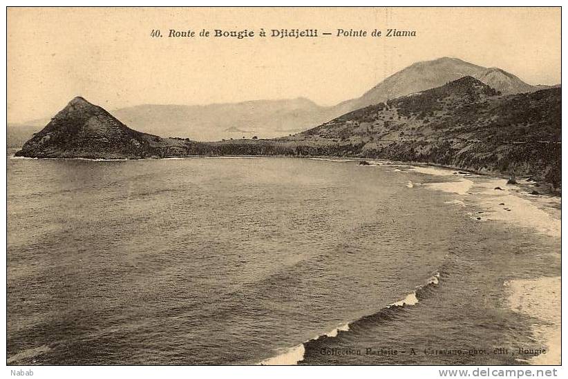 Algérie-Djidjelli-Route de Bougie à Djidjelli-Pointe de Ziama-