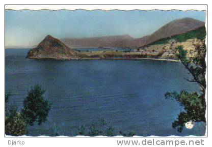 Carte postale de la Corniche de Bougie à Djidjelli - La Route avant Ziama Monsouria.