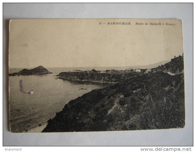 MANSOURIAH. Route de Djidjelli a Bougie