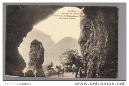 Bougie à Djidjelli - Entrée de la Merveilleuse Grotte de Dar-El-Oued  1925
