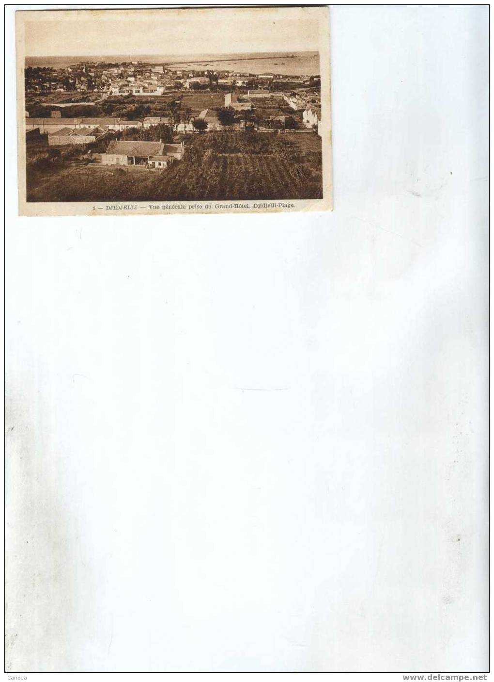 CP ALGERIE DJIDJELLI EN 1932