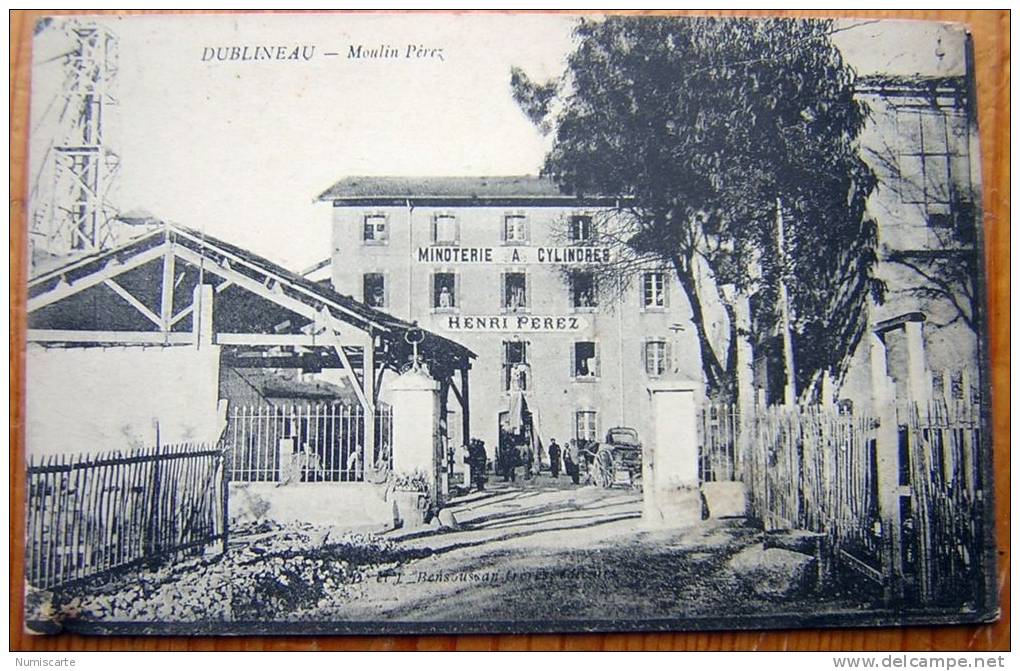 cpa ALGERIE - HACINE MASCARA - DUBLINEAU, Moulin PEREZ