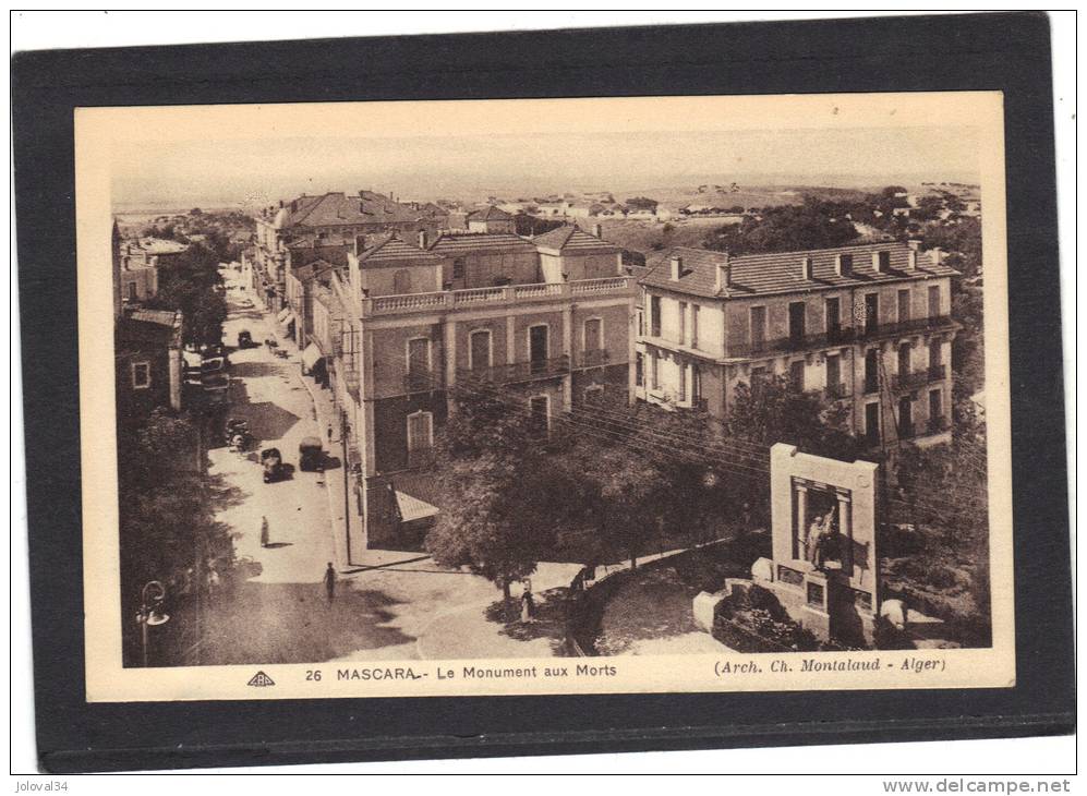 Algérie - MASCARA - Le Monument aux Morts   - non écrite