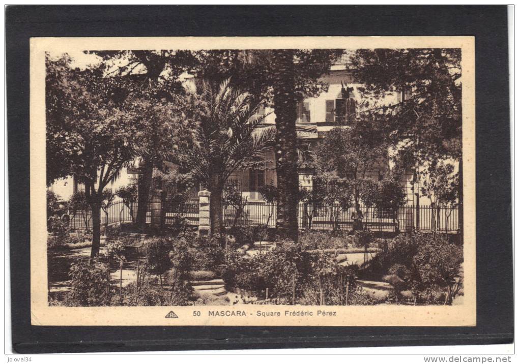 Algérie - MASCARA - Square Frédéric Pérez   - non écrite