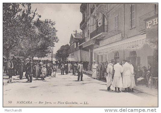 ALGERIE MASCARA BAR JORRO PLACE GAMBETTA editeur LL BAR GUILLAUME TELL