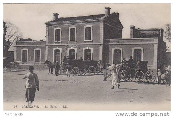 ALGERIE MASCARA LA GARE editeur LL