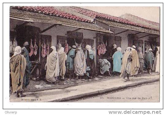 Algérie - Mascara  Une rue de Bab-Ali - Boucheries