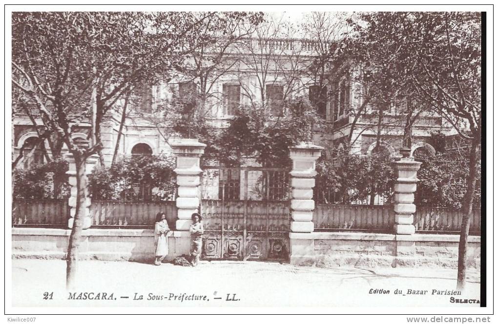 MASCARA - La Sous-Préfecture.  algerie alger