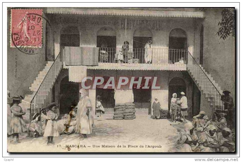 CPA Algerie Mascara Une maison de la place de l Argoub
