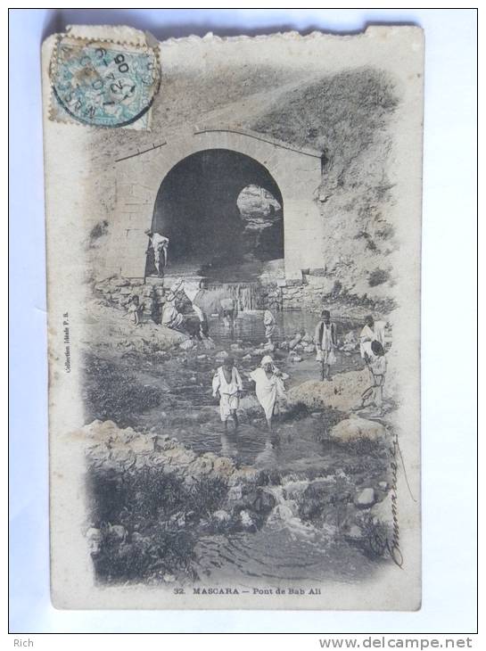CPA  ALGERIE - 32 MASCARA - Pont de Bab Ali