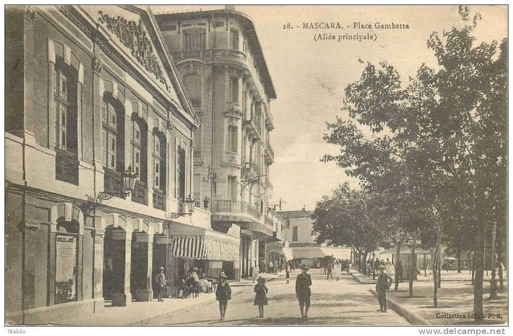 ALGERIE - MASCARA - PLACE GAMBETTA