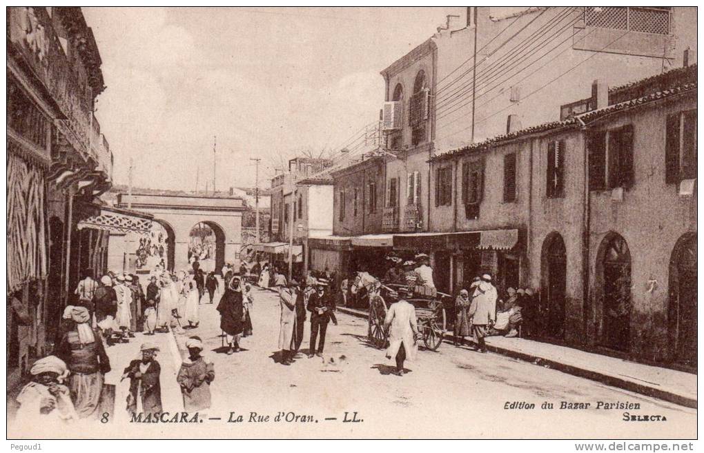 CARTE POSTALE ANCIENNE. ALGERIE. MASCARA. ALGERIE PHOTOGRAPHIE Photos