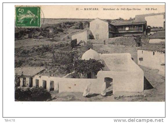 CPA NB Algérie     21. Mascara marabout de sidi bou skrine