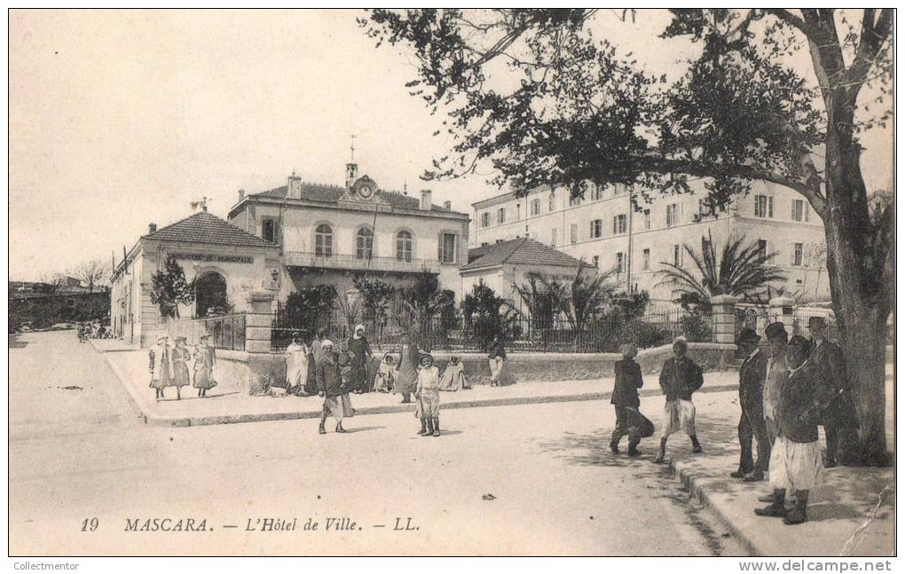 CPA - ALGERIE  -  19 - MASCARA - L´Hôtel de Ville - LL