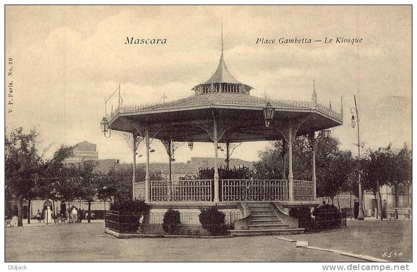 ALGERIE MASCARA Place Gambetta Le Kiosque