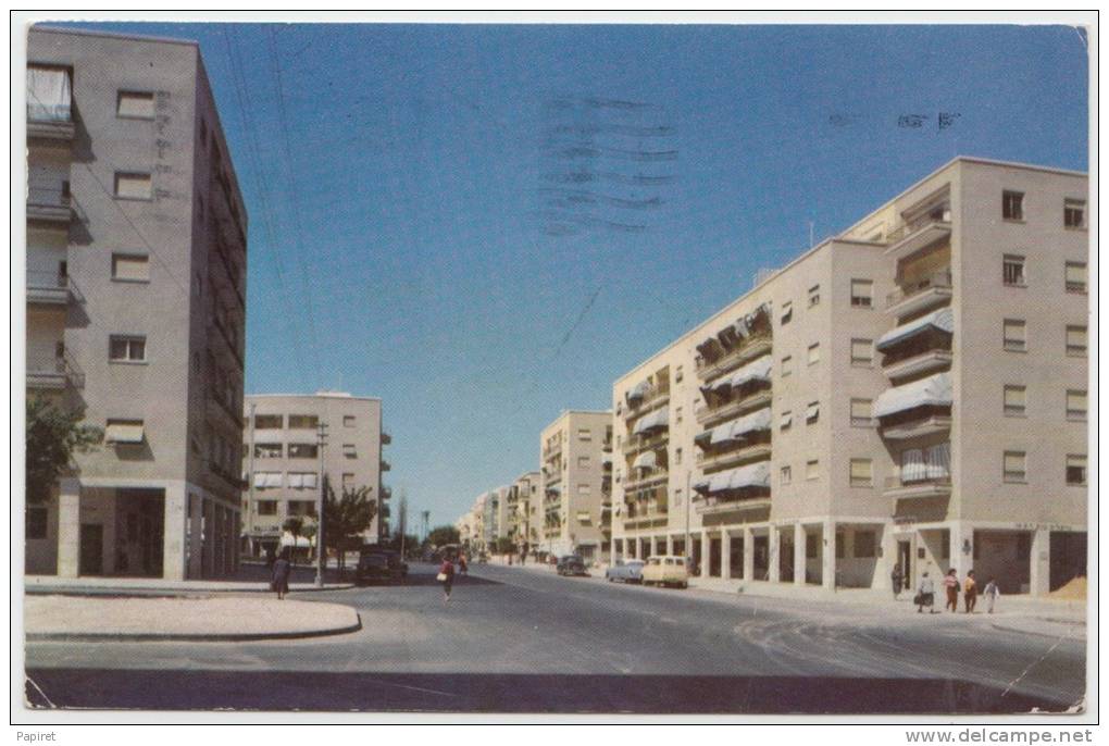Israel Tel Aviv Frishmann Street Par Avion 1958 pour Algerie Commune mixte St Lucien Zahana Mascara